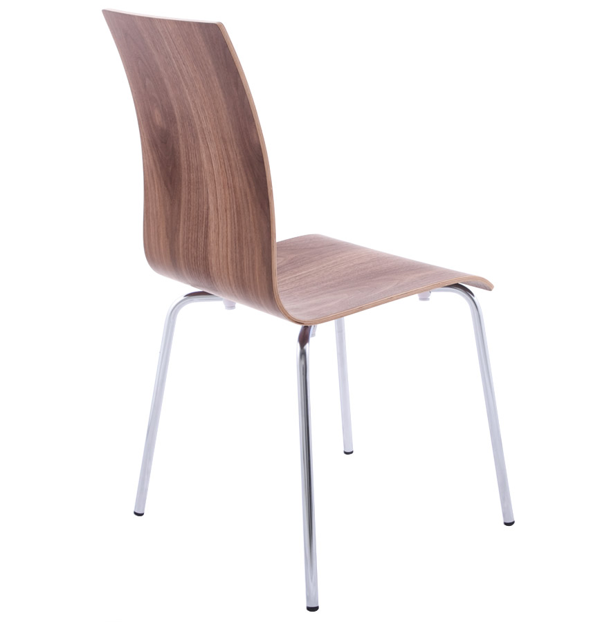 Kokoon Design ESPERA' Designer Dining Room Chair In Walnut Finish Wood