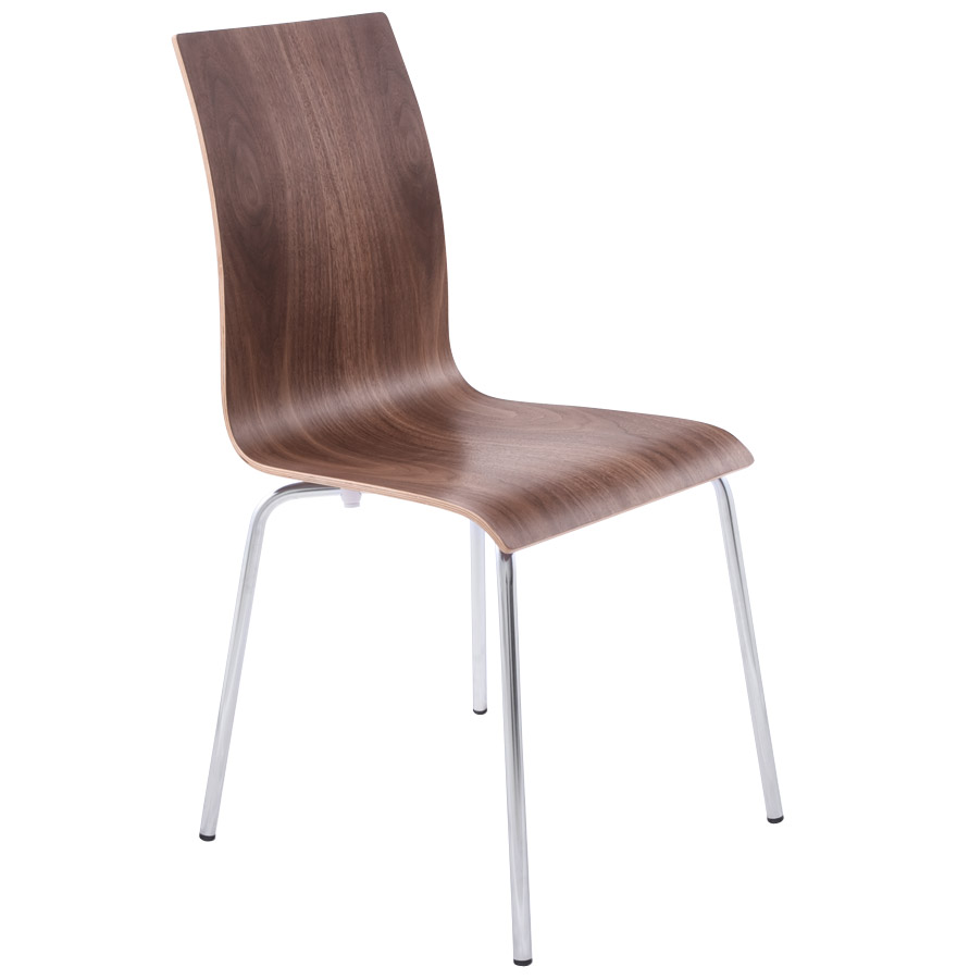 kokoon design ESPERA' designer dining room chair in Walnut finish wood