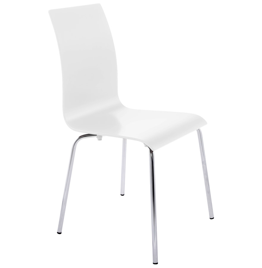 kokoon design ESPERA' designer dining room chair in white wood