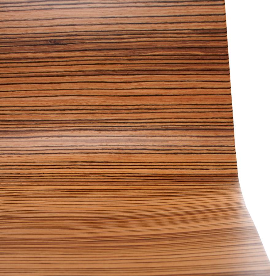 Kokoon Design ESPERA' Designer Dining Room Chair In Zebrano Finish Wood