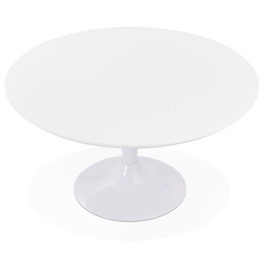 Kokoon Design ESTRELLA White Lounge Coffee Table - Ø 90 Cm