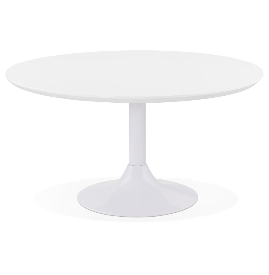 kokoon design ESTRELLA white lounge coffee table - Ø 90 cm