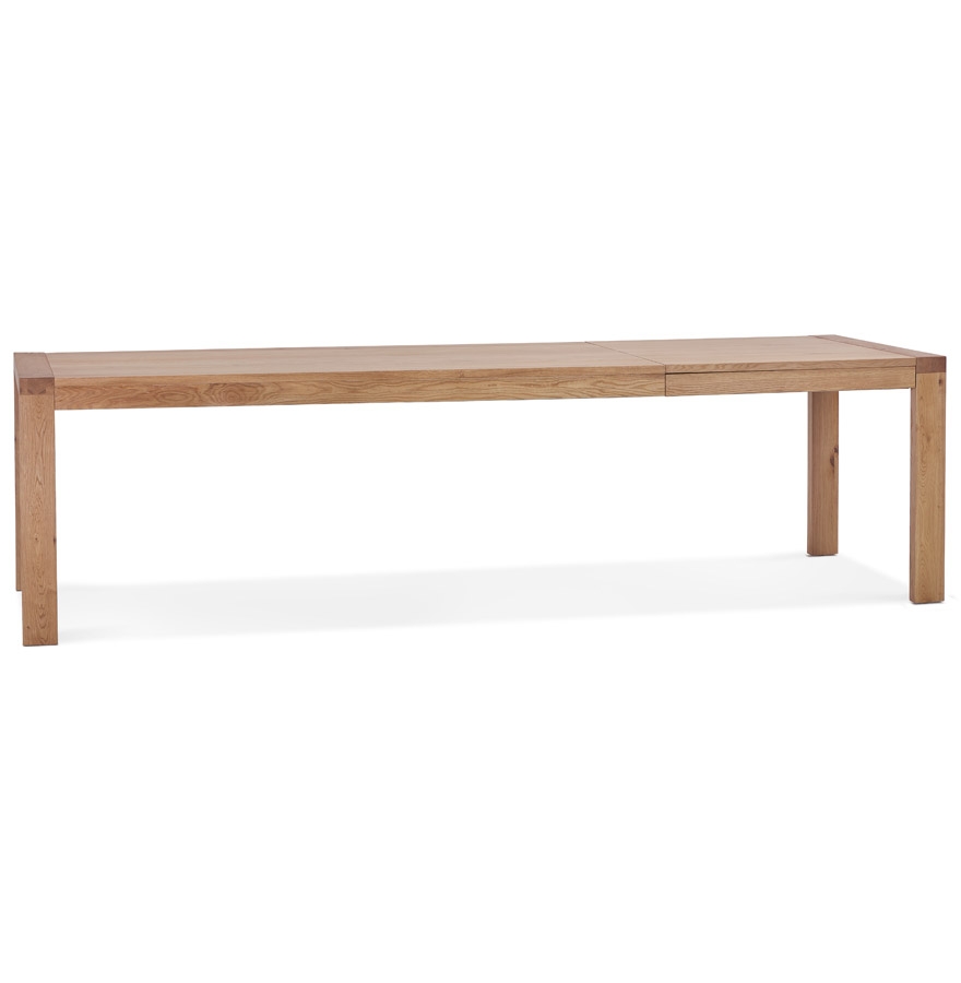 kokoon design EXTENSA' extendable dining room table in solid oak - 200(280)x100 cm