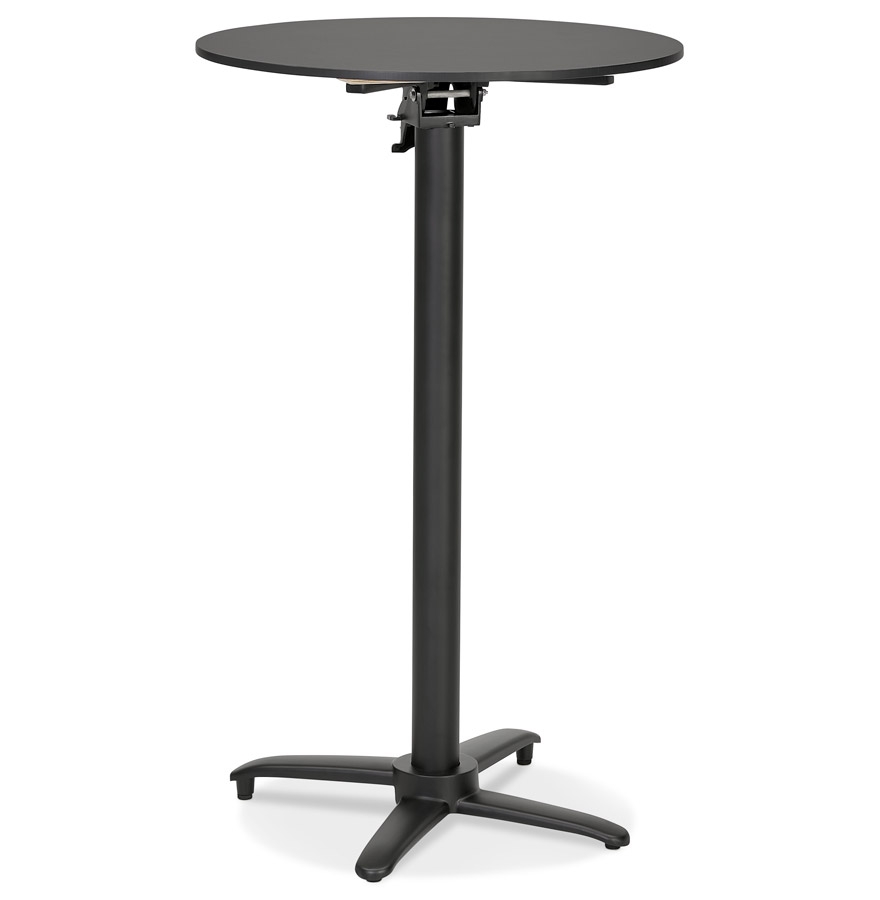 kokoon design Foldable high table 'PAXTON' round black - Ø 68 cm