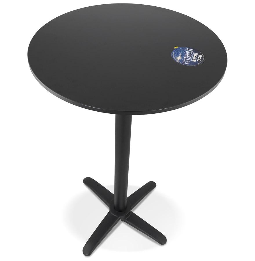 Kokoon Design Foldable High Table 'PENUMBRA' Round Black - Ø 68 Cm