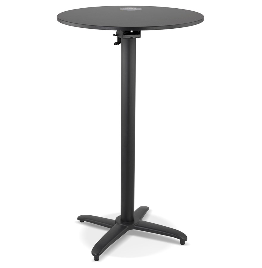 kokoon design Foldable high table 'PENUMBRA' round black - Ø 68 cm