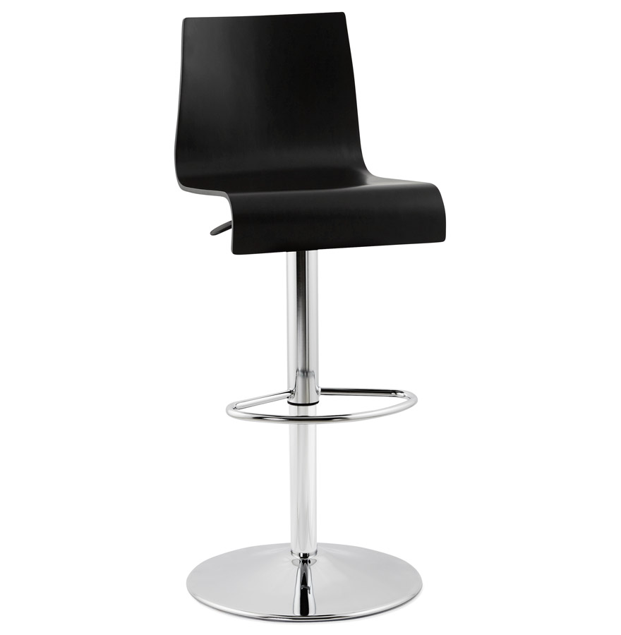 kokoon design FOREST' adjustable bar stool in black wood kokoon design FOREST' adjustable bar stool in black wood