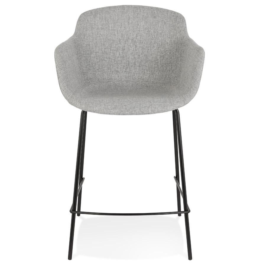 Kokoon Design FORTI MINI' Mid-height Snack Stool In Light Gray Fabric