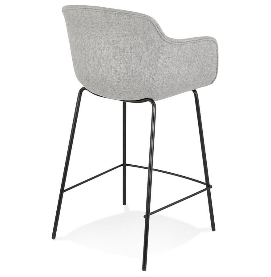 Kokoon Design FORTI MINI' Mid-height Snack Stool In Light Gray Fabric