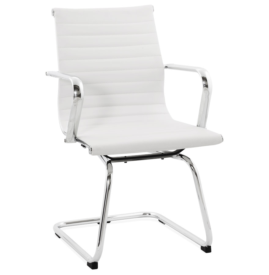 kokoon design GIGA' designer office chair in white synthetic material kokoon design GIGA' designer office chair in white synthetic material