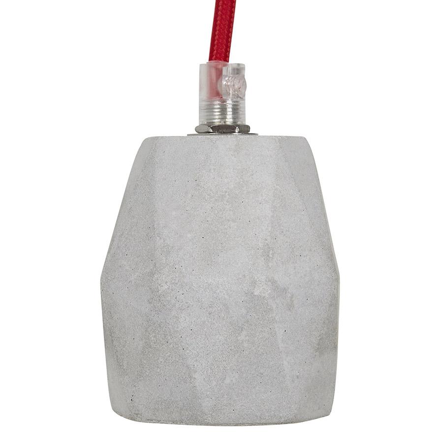 kokoon design Gray concrete effect 'SOKET' designer socket