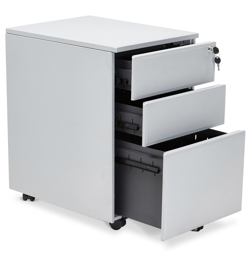 Kokoon Design Gray 'DALI' Storage Box With Drawers For Office