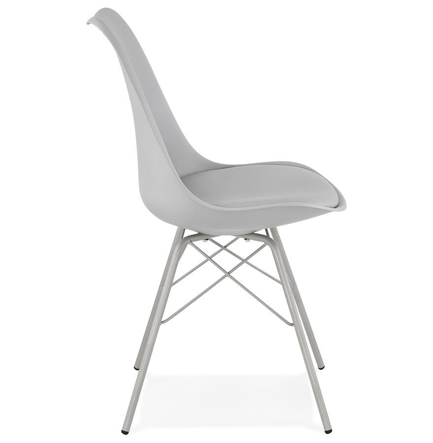 Kokoon Design Gray Industrial Style 'BYBLOS' Designer Chair