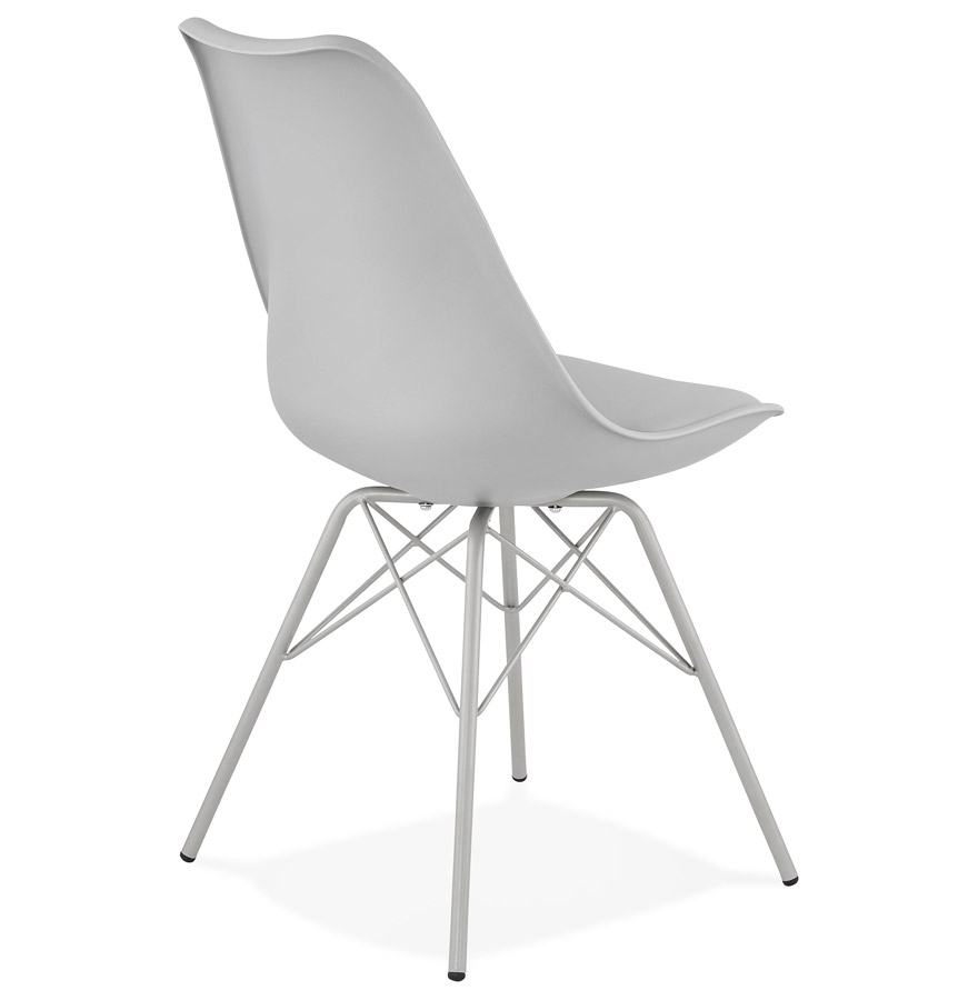 Kokoon Design Gray Industrial Style 'BYBLOS' Designer Chair