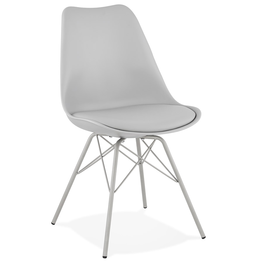 kokoon design Gray industrial style 'BYBLOS' designer chair