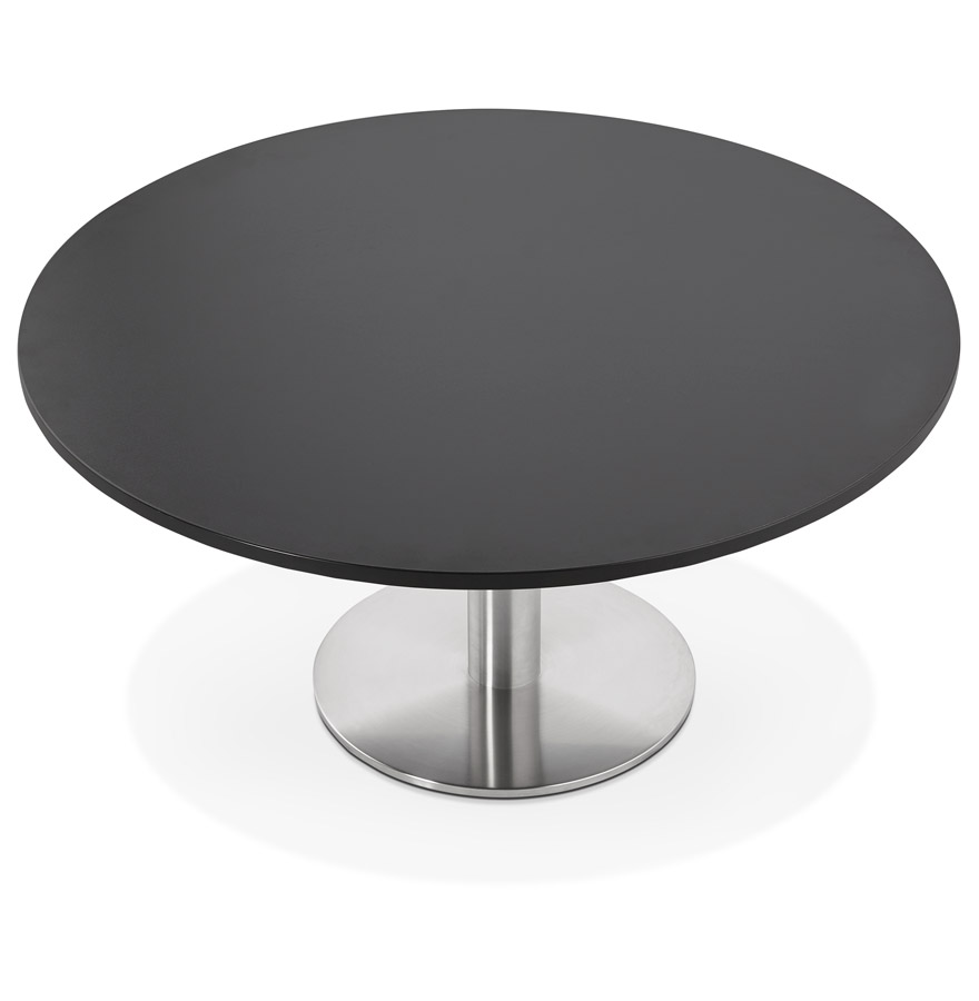 Kokoon Design HOUSTON Black Lounge Coffee Table - Ø 90 Cm
