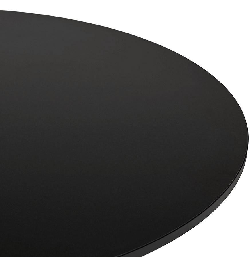 Kokoon Design HOUSTON Black Lounge Coffee Table - Ø 90 Cm