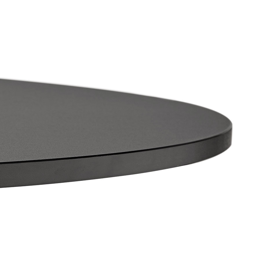 Kokoon Design HOUSTON Black Lounge Coffee Table - Ø 90 Cm