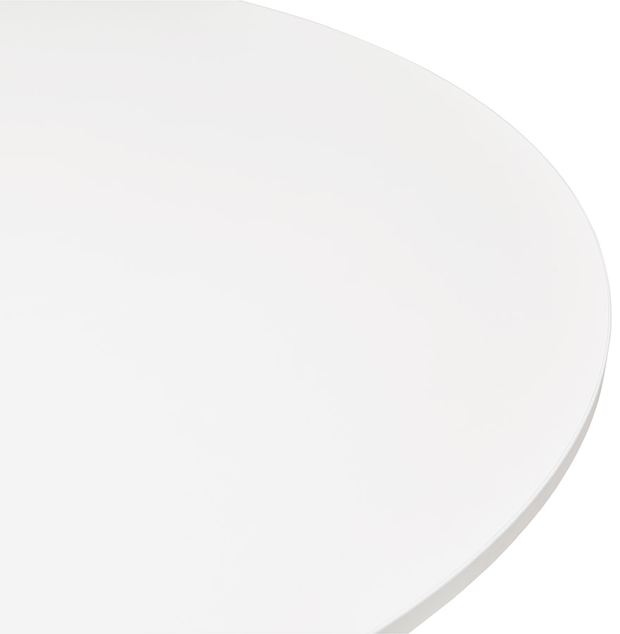 Kokoon Design HOUSTON White Lounge Coffee Table - Ø 90 Cm