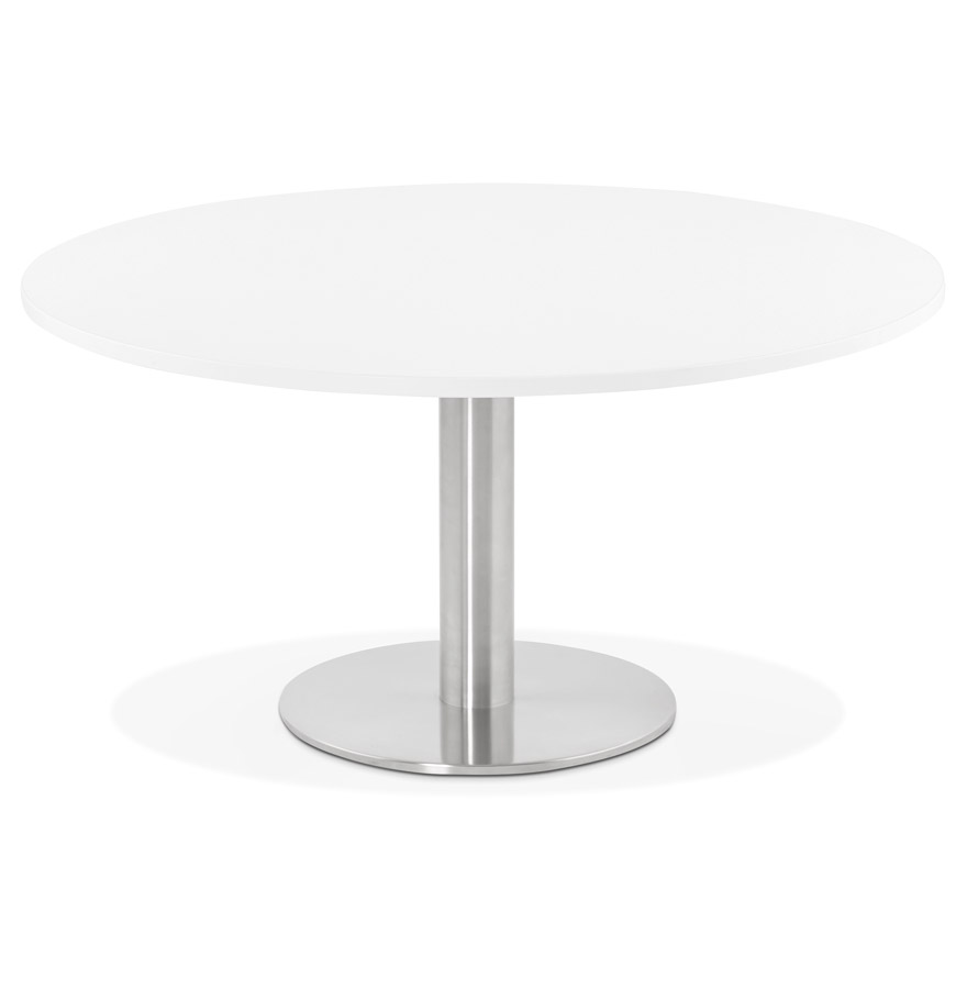 kokoon design HOUSTON white lounge coffee table - Ø 90 cm
