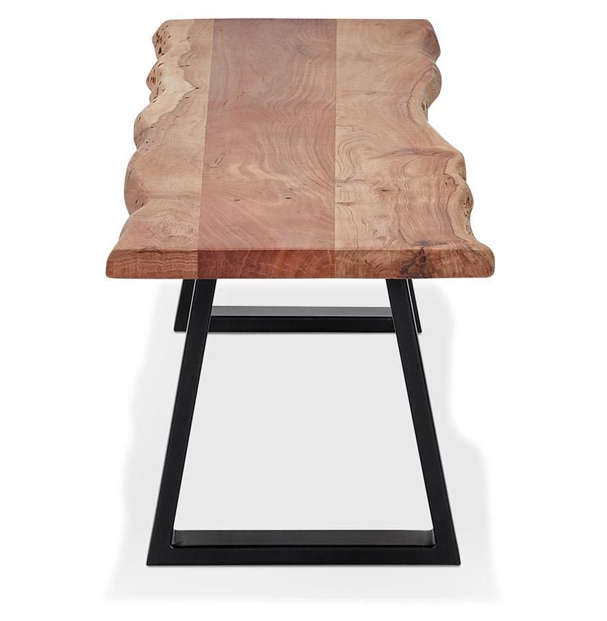 Kokoon Design Industrial Style Bench 'RAFA BENCH' In Solid Wood And Metal - 180 Cm