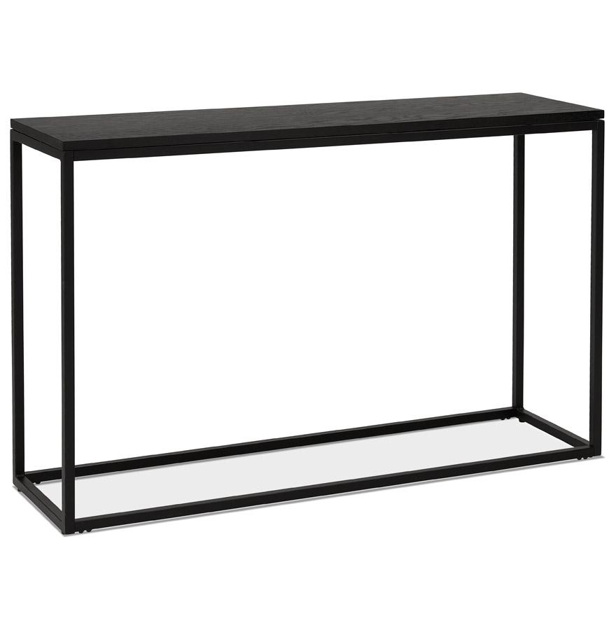 kokoon design Industrial style 'RIVER' console table in wood and black metal