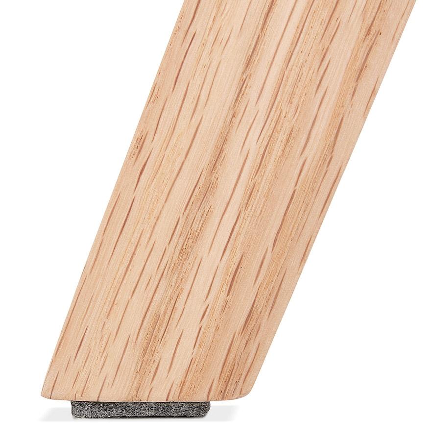 Kokoon Design JOE' Houndstooth Fabric Chair With Natural Wood Structure