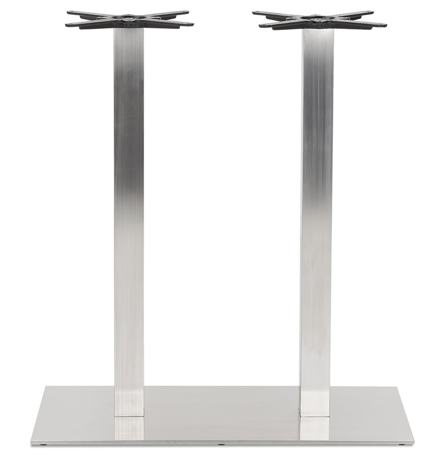 Kokoon Design KARO DOUBLE' 100 Table Leg In Brushed Steel