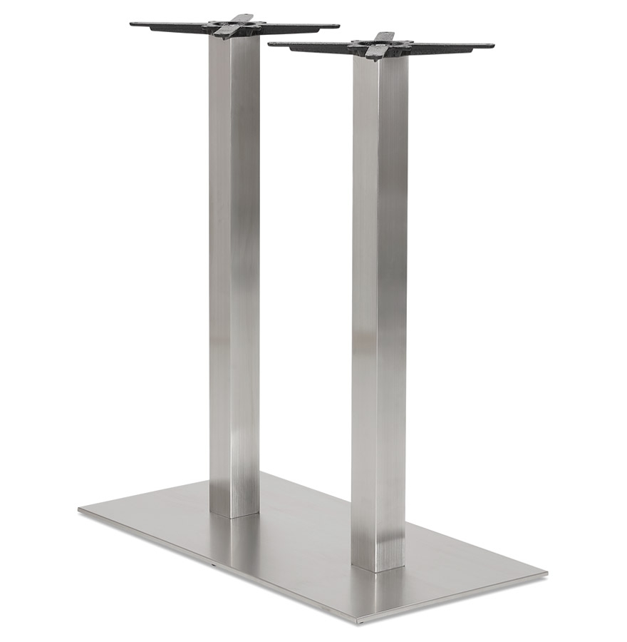 Kokoon Design KARO DOUBLE' 100 Table Leg In Brushed Steel