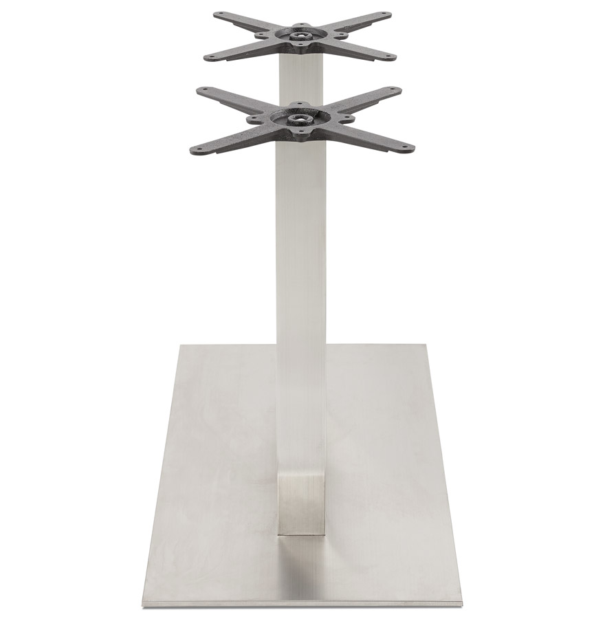 Kokoon Design KARO DOUBLE' 75 Table Leg In Brushed Steel