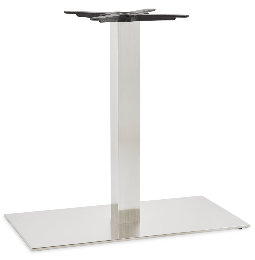 kokoon design KARO XL' 75 table leg in brushed steel