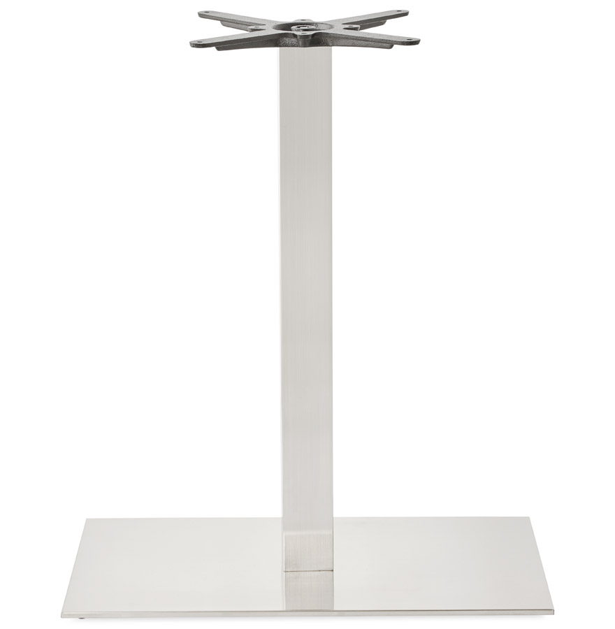Kokoon Design KARO XL' 90 Table Leg In Brushed Steel