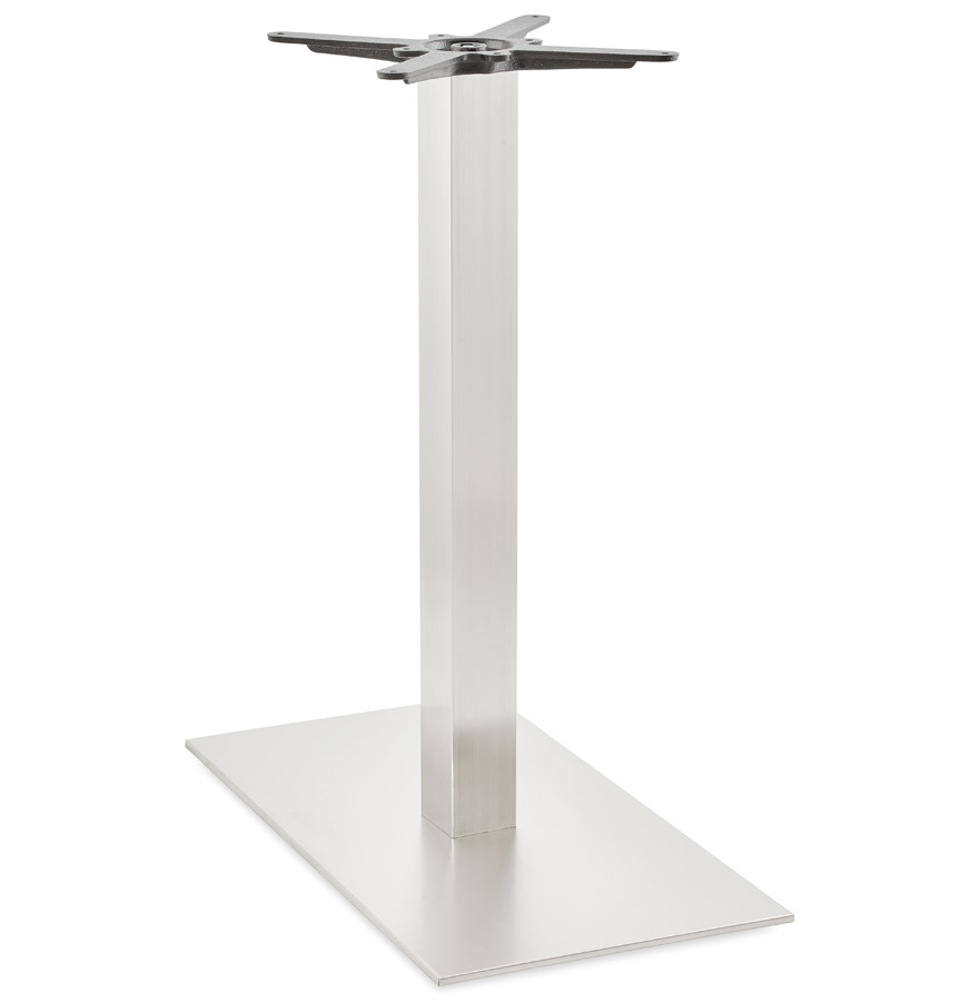 Kokoon Design KARO XL' 90 Table Leg In Brushed Steel