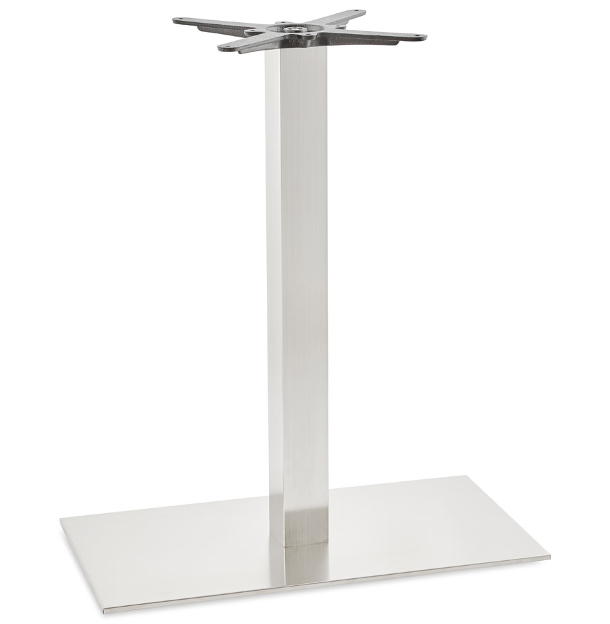 kokoon design KARO XL' 90 table leg in brushed steel