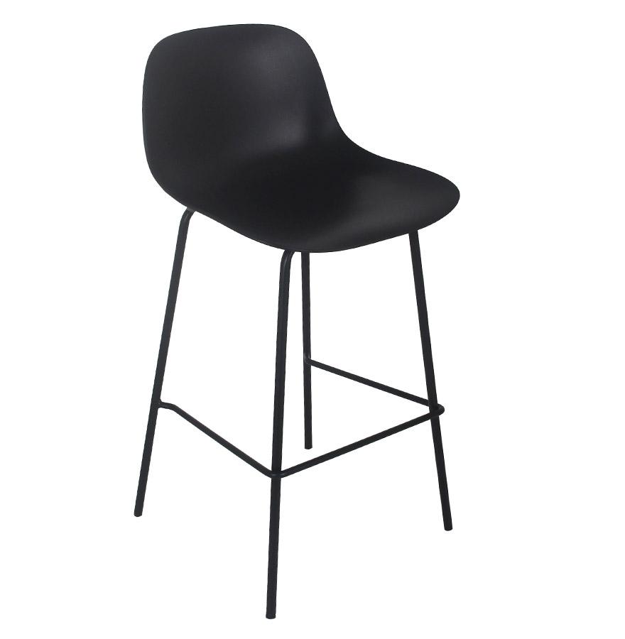 kokoon design Bar stool 'GRANO' black indoor / outdoor