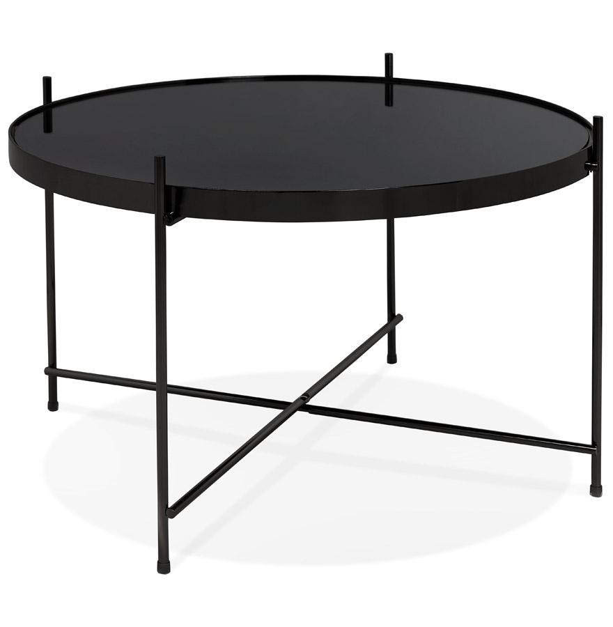 kokoon design Black 'KOLOS MEDIUM' coffee table