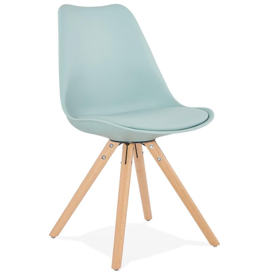 kokoon design Blue 'GOUJA' Scandinavian chair