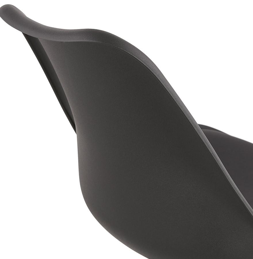 Kokoon Design Designer Bar Stool 'LEMON' Black