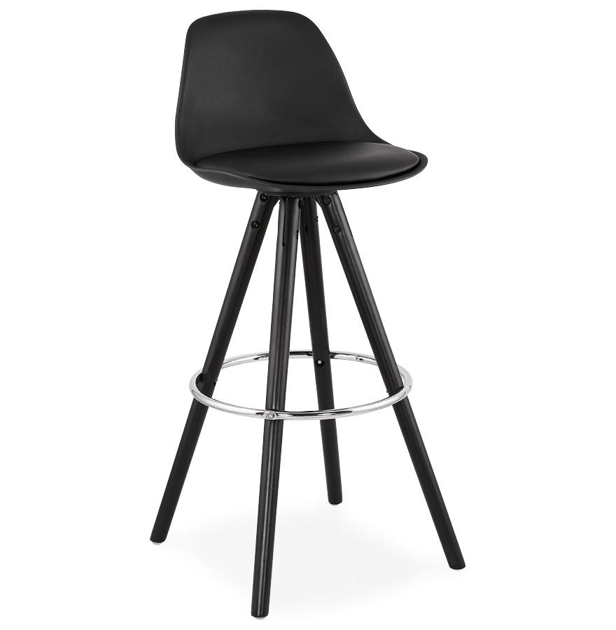 kokoon design Designer bar stool 'MISTIK' black
