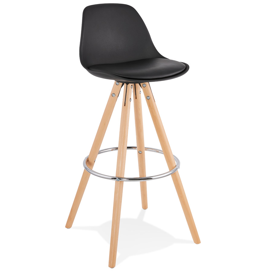 kokoon design Designer bar stool 'TATAMI' black