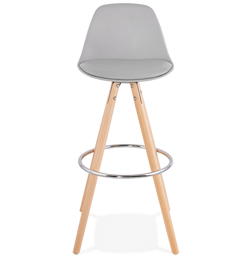 Kokoon Design Designer Bar Stool 'TATAMI' Gray
