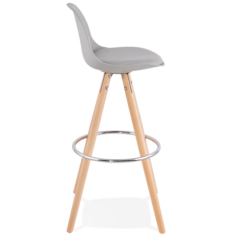 Kokoon Design Designer Bar Stool 'TATAMI' Gray