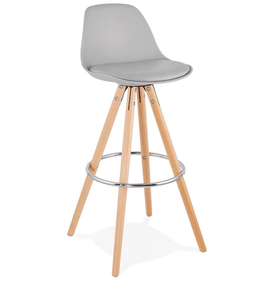 kokoon design Designer bar stool 'TATAMI' gray