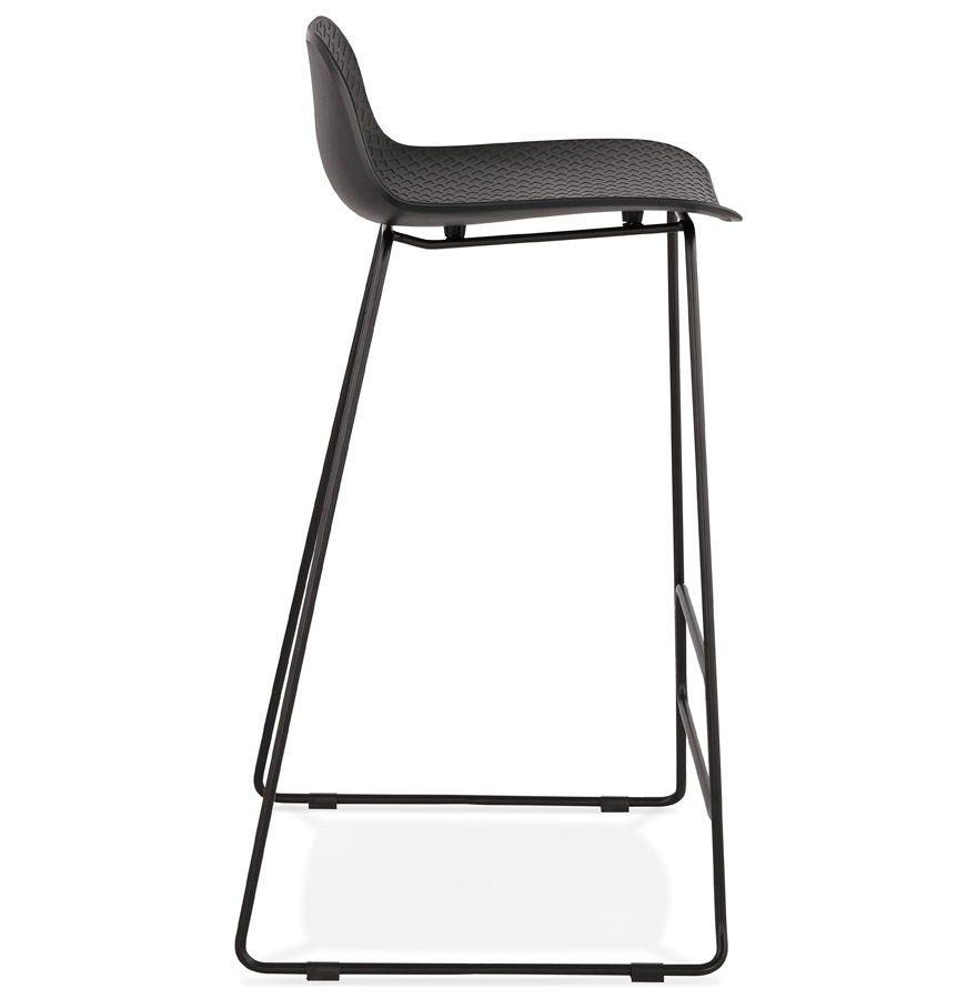 Kokoon Design Designer Black Bar Stool 'BABYLOS'