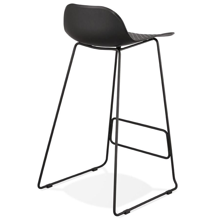 Kokoon Design Designer Black Bar Stool 'BABYLOS'