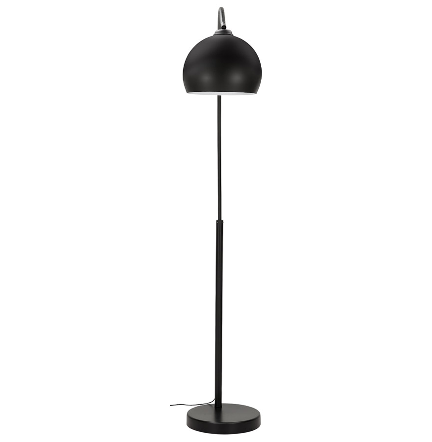 Kokoon Design Designer Black 'FLAVIO' Arc Floor Lamp