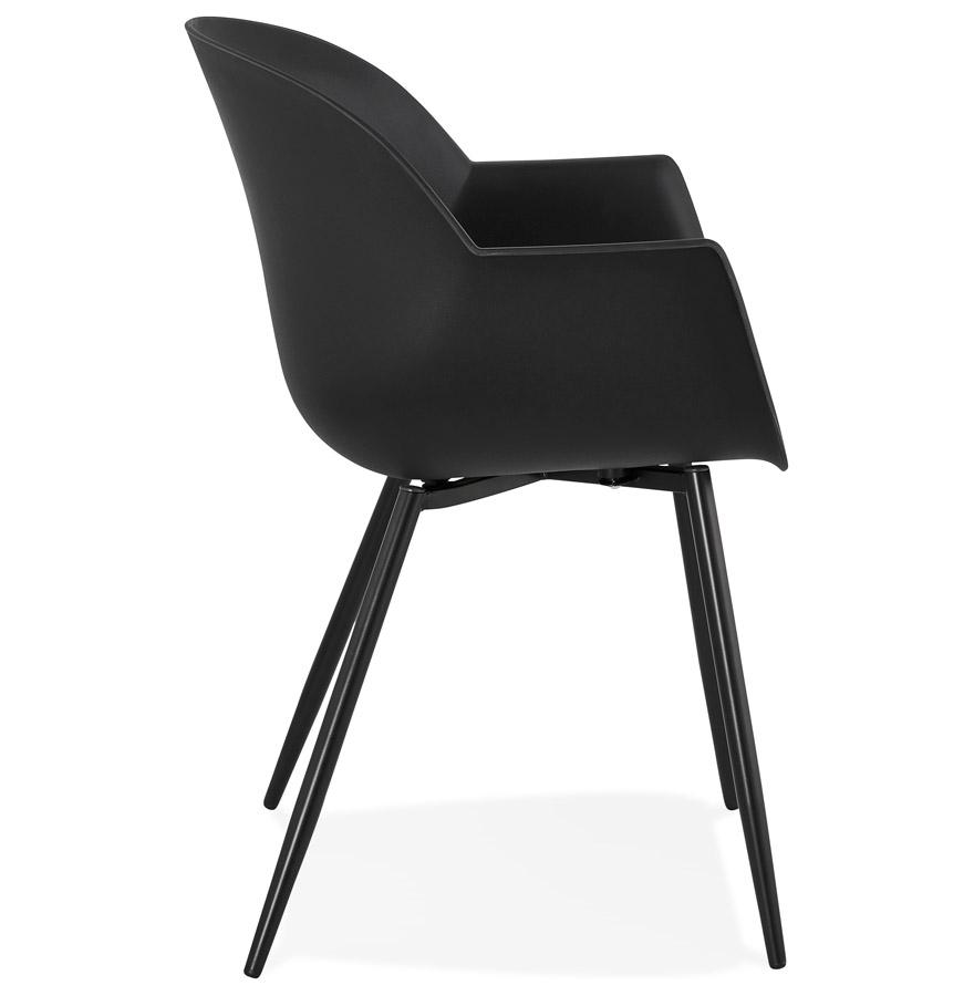 Kokoon Design Designer Black 'KELLY' Armrest Chair