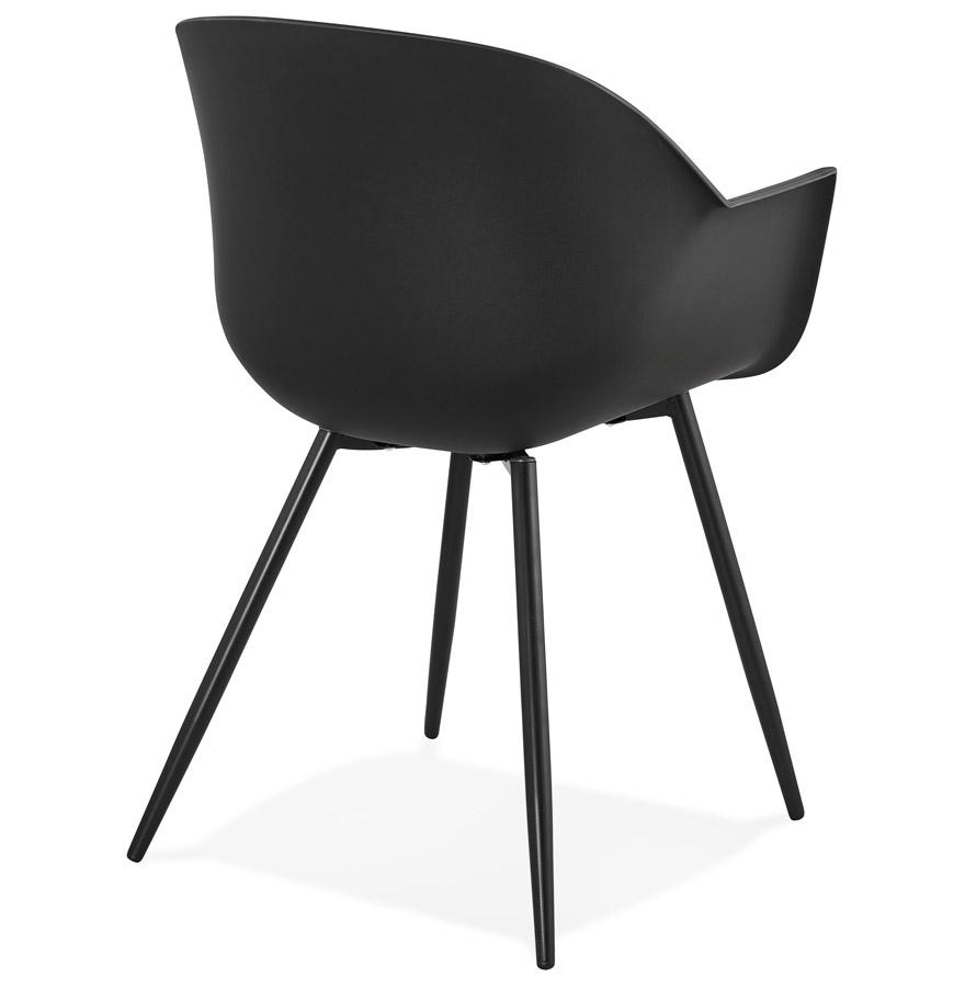 Kokoon Design Designer Black 'KELLY' Armrest Chair