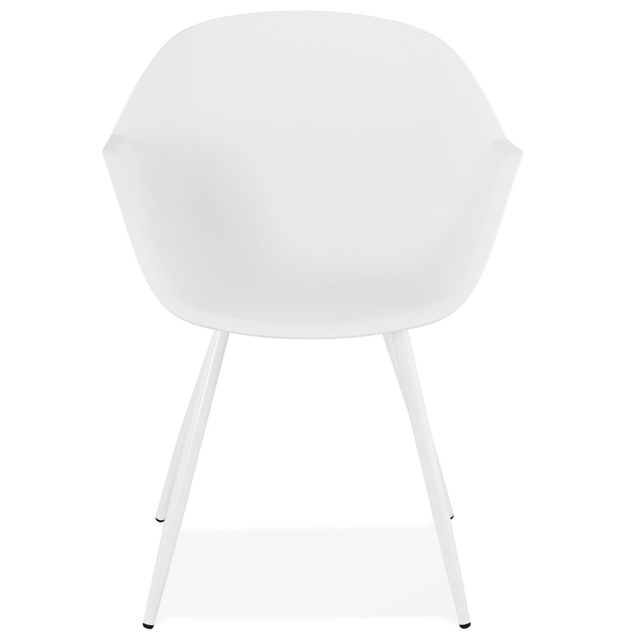 Kokoon Design Designer White 'KELLY' Armrest Chair