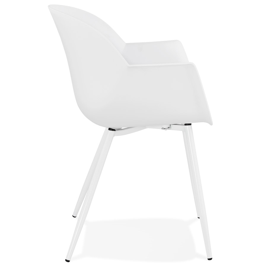 Kokoon Design Designer White 'KELLY' Armrest Chair